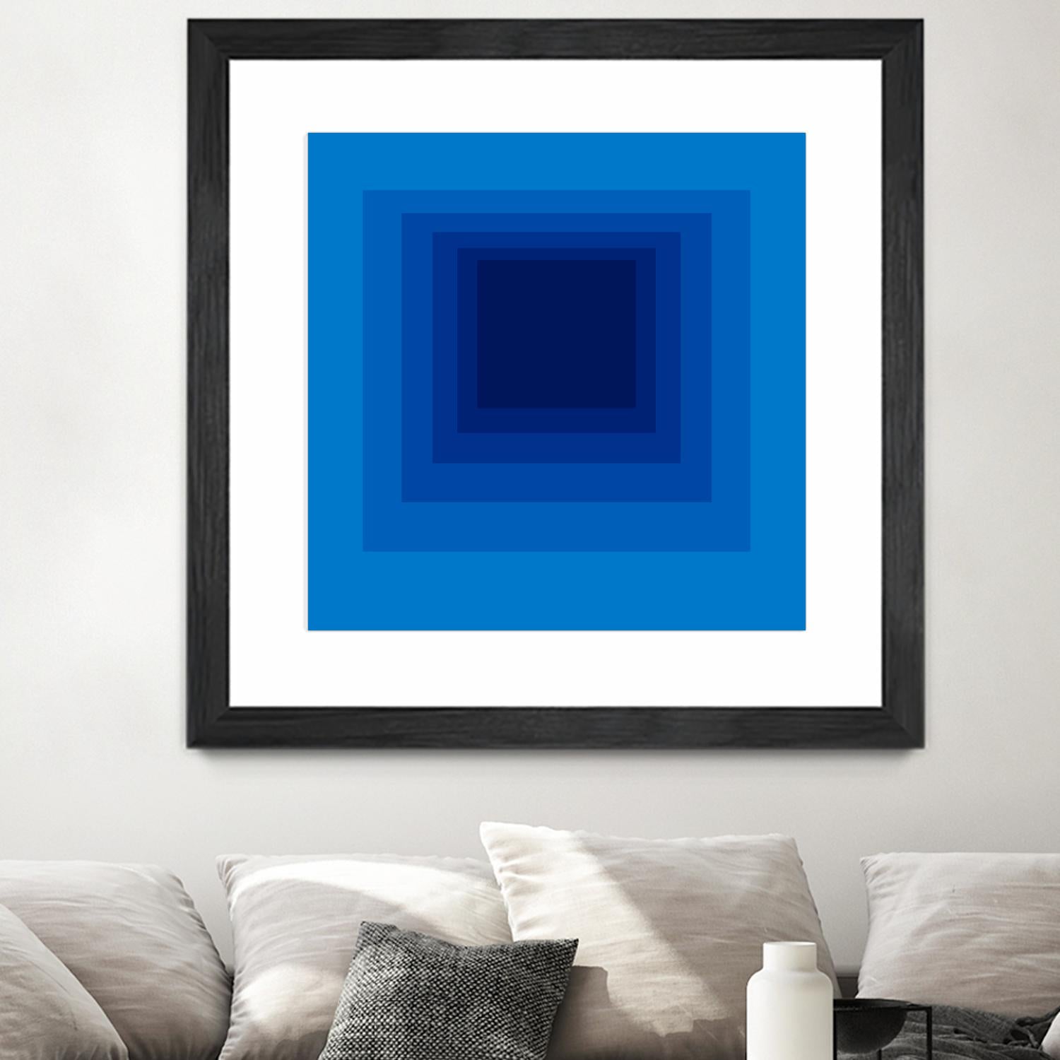 After Josef B by GI ArtLab on GIANT ART - blue abstract