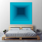After Josef D by GI ArtLab on GIANT ART - blue abstract