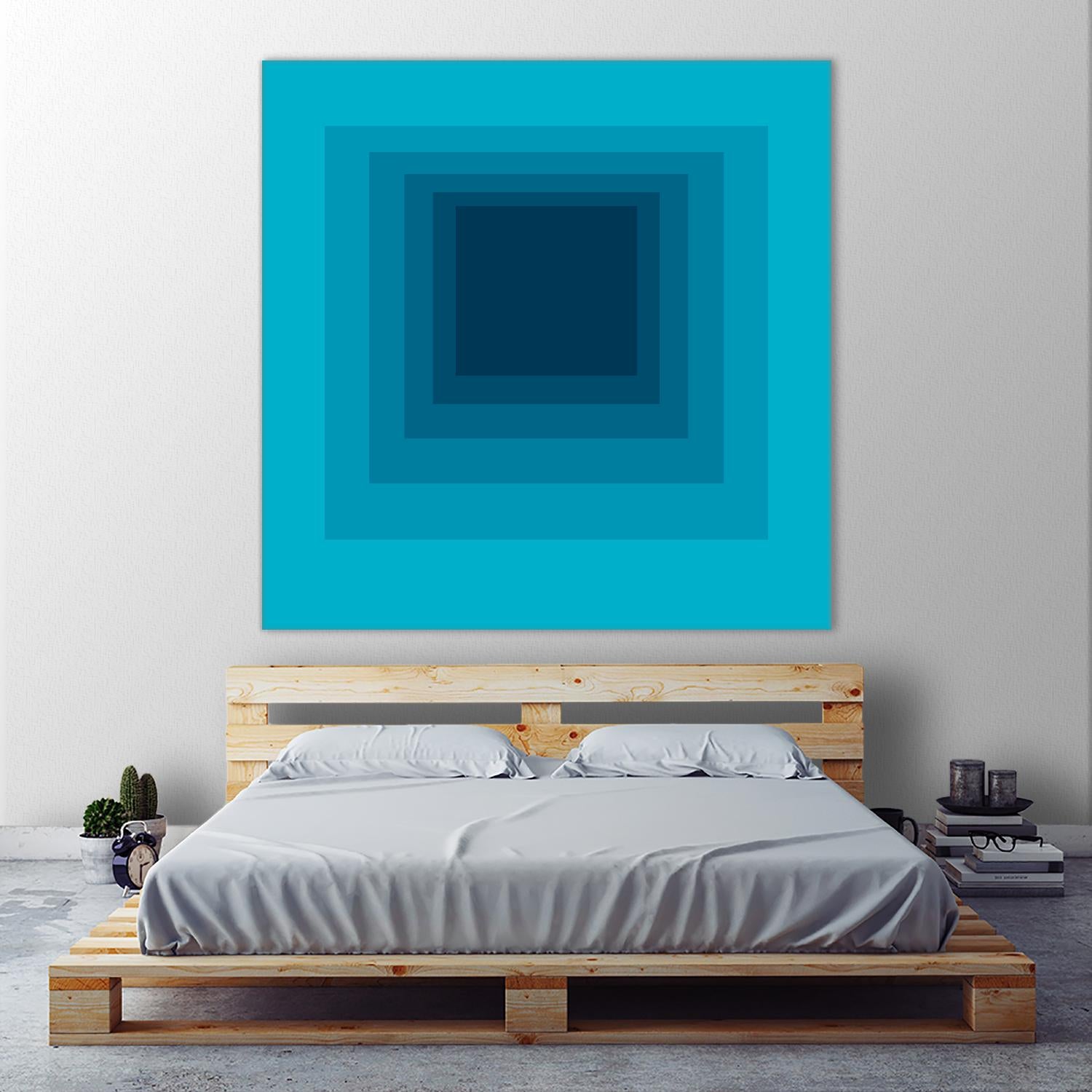 After Josef D by GI ArtLab on GIANT ART - blue abstract