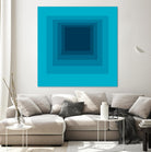 After Josef D by GI ArtLab on GIANT ART - blue abstract