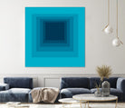 After Josef D by GI ArtLab on GIANT ART - blue abstract