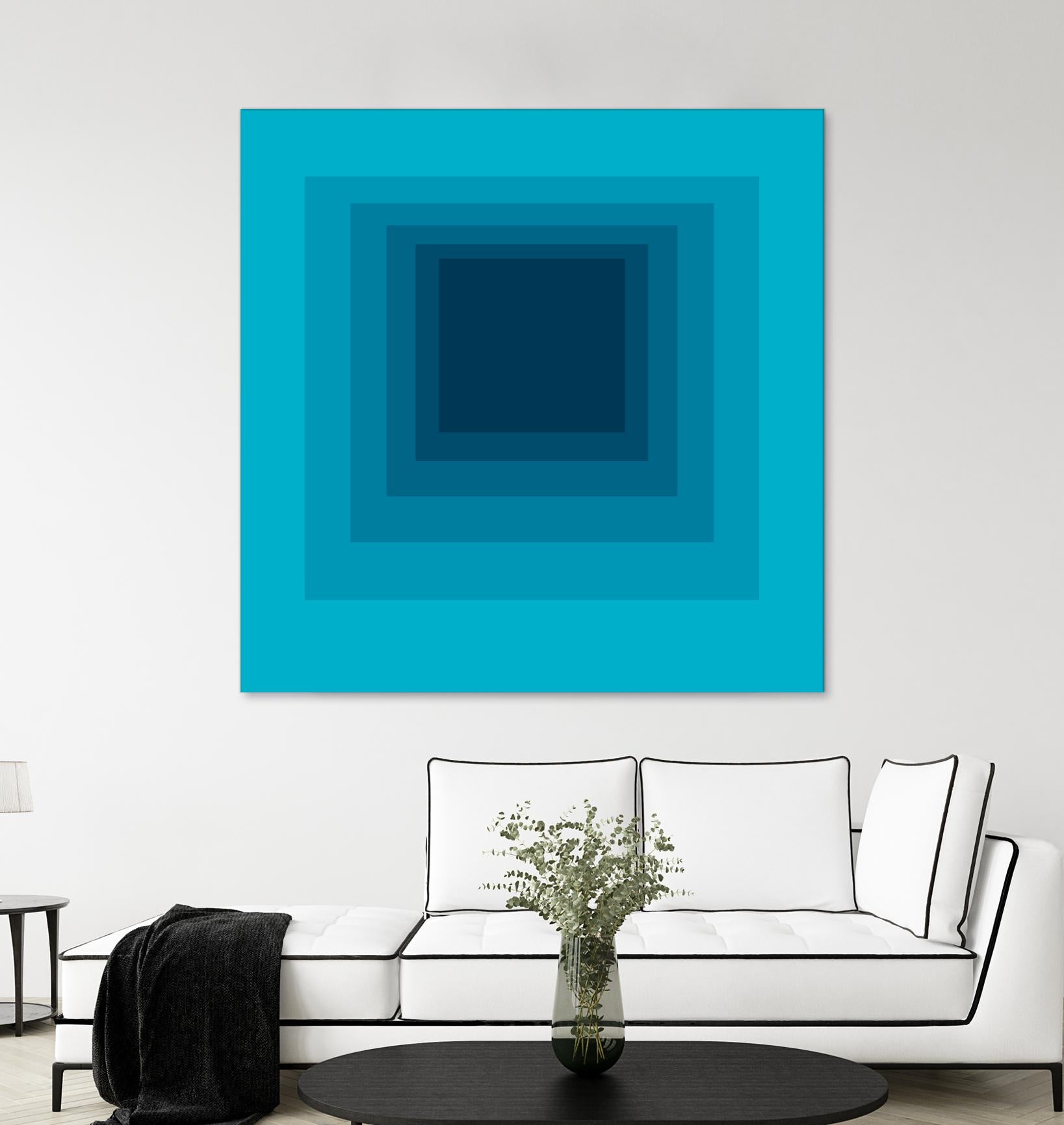 After Josef D by GI ArtLab on GIANT ART - blue abstract