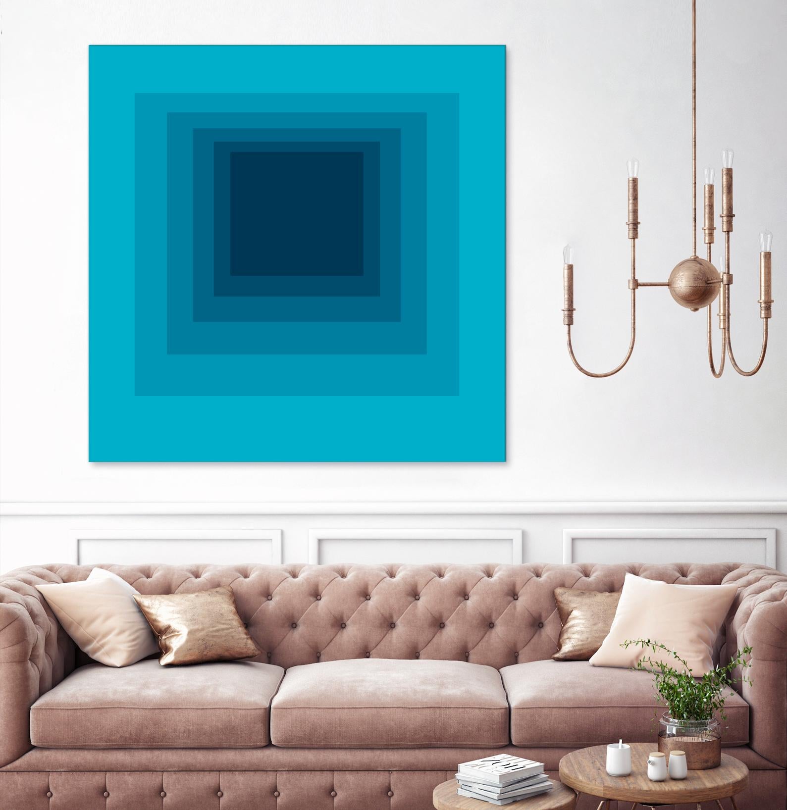 After Josef D by GI ArtLab on GIANT ART - blue abstract