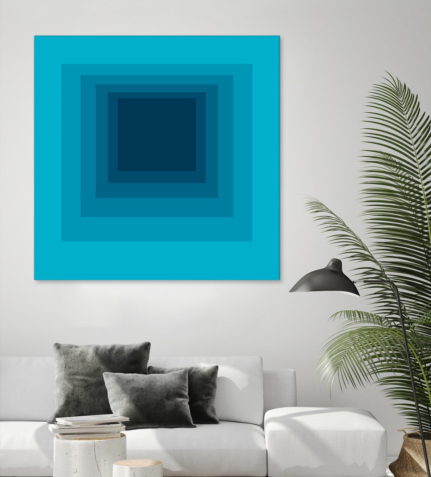 After Josef D by GI ArtLab on GIANT ART - blue abstract