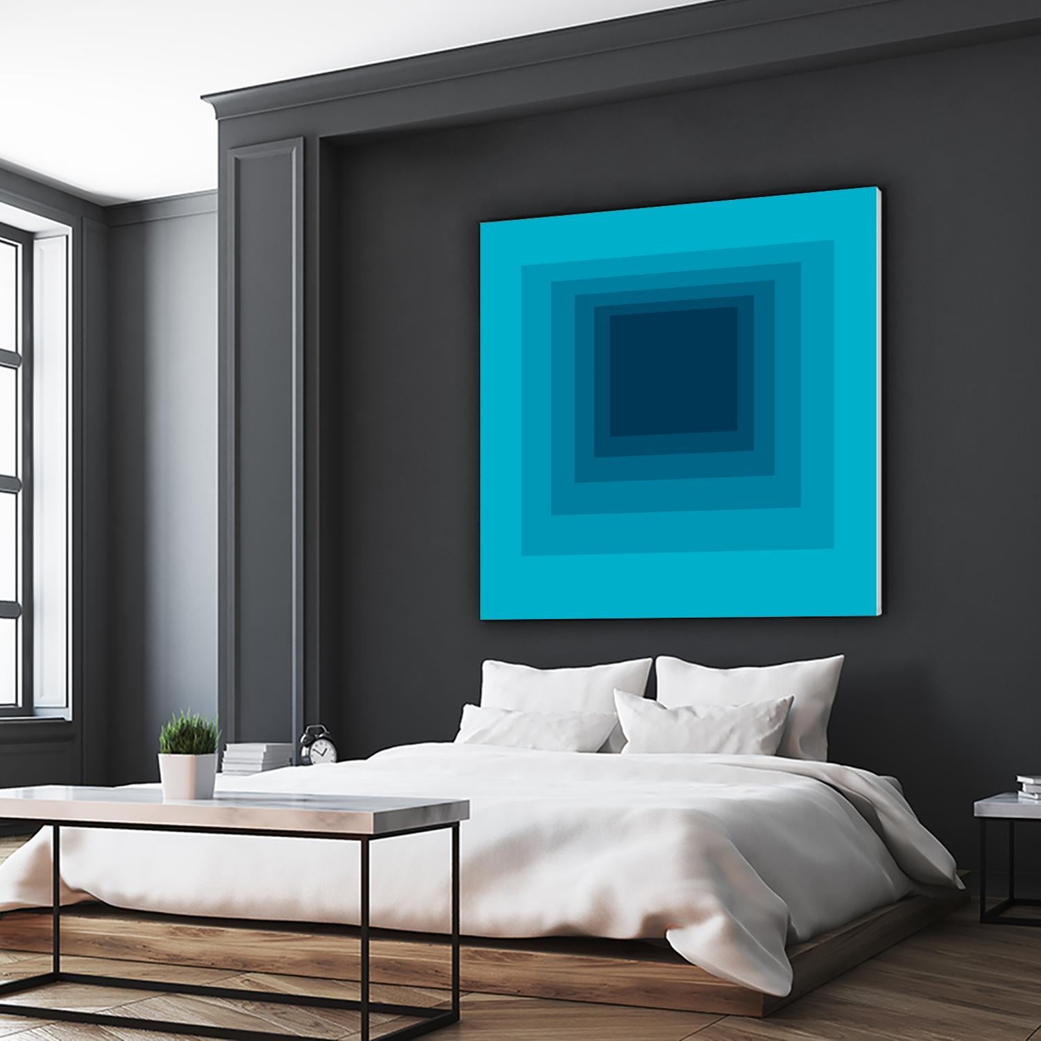 After Josef D by GI ArtLab on GIANT ART - blue abstract