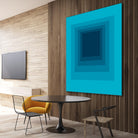 After Josef D by GI ArtLab on GIANT ART - blue abstract