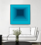 After Josef D by GI ArtLab on GIANT ART - blue abstract