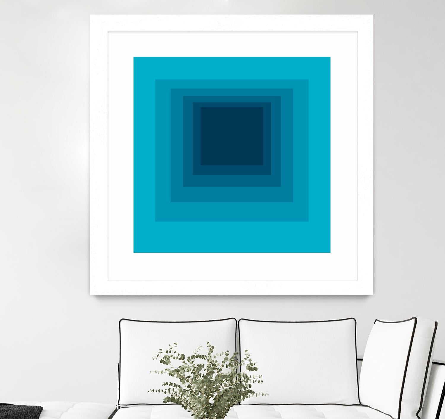 After Josef D by GI ArtLab on GIANT ART - blue abstract