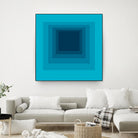 After Josef D by GI ArtLab on GIANT ART - blue abstract