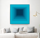 After Josef D by GI ArtLab on GIANT ART - blue abstract
