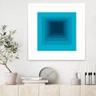 After Josef D by GI ArtLab on GIANT ART - blue abstract