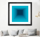 After Josef D by GI ArtLab on GIANT ART - blue abstract