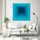 After Josef D by GI ArtLab on GIANT ART - blue abstract
