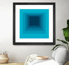 After Josef D by GI ArtLab on GIANT ART - blue abstract
