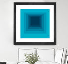 After Josef D by GI ArtLab on GIANT ART - blue abstract