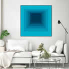 After Josef D by GI ArtLab on GIANT ART - blue abstract