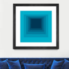 After Josef D by GI ArtLab on GIANT ART - blue abstract