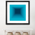 After Josef D by GI ArtLab on GIANT ART - blue abstract