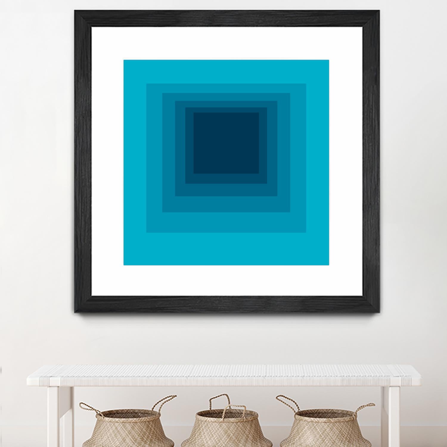 After Josef D by GI ArtLab on GIANT ART - blue abstract