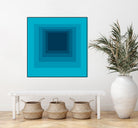After Josef D by GI ArtLab on GIANT ART - blue abstract
