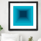 After Josef D by GI ArtLab on GIANT ART - blue abstract