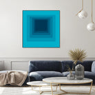 After Josef D by GI ArtLab on GIANT ART - blue abstract