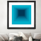 After Josef D by GI ArtLab on GIANT ART - blue abstract