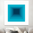 After Josef D by GI ArtLab on GIANT ART - blue abstract