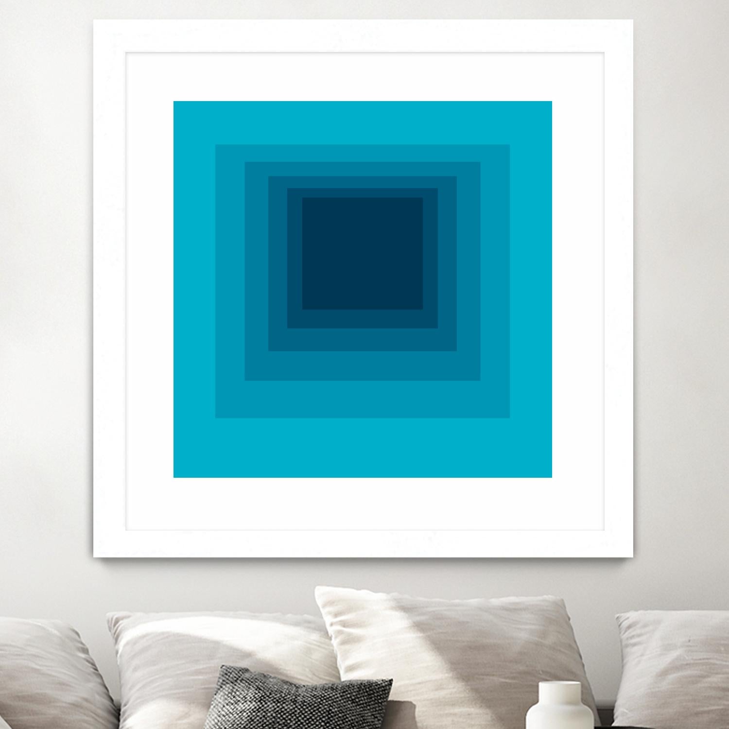 After Josef D by GI ArtLab on GIANT ART - blue abstract