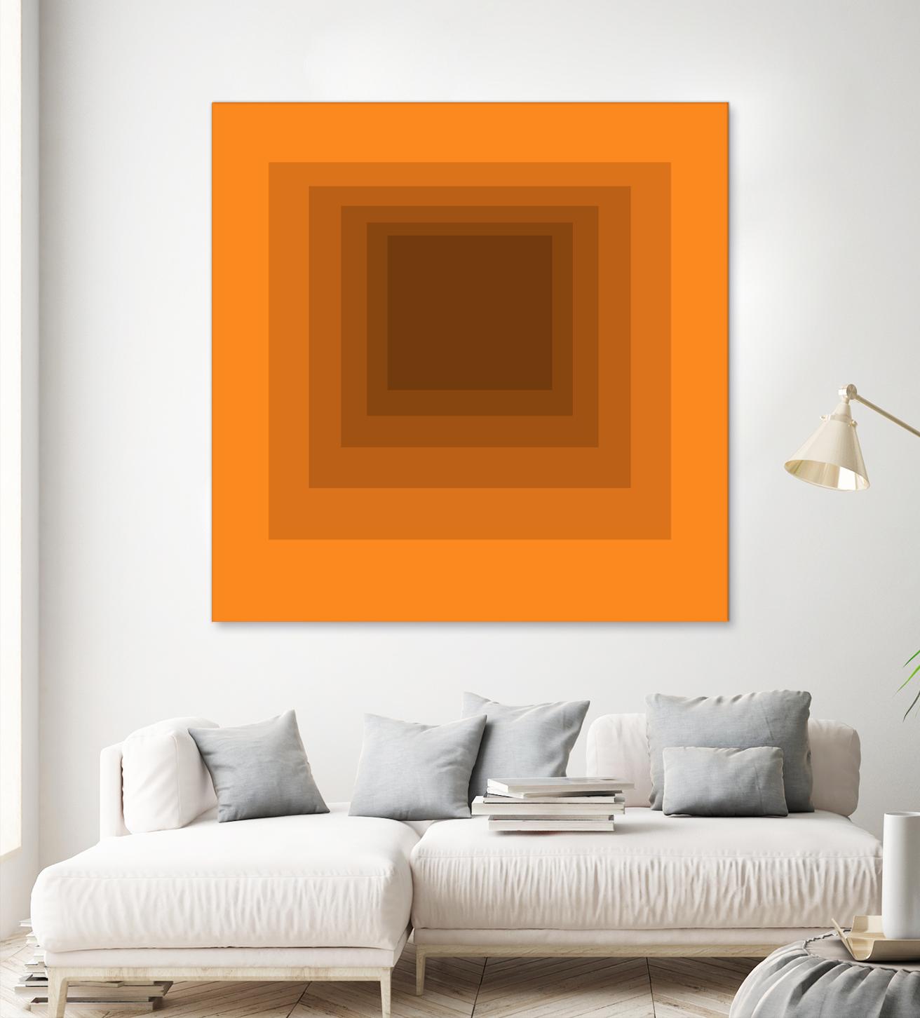 After Josef F by GI ArtLab on GIANT ART - brown abstract