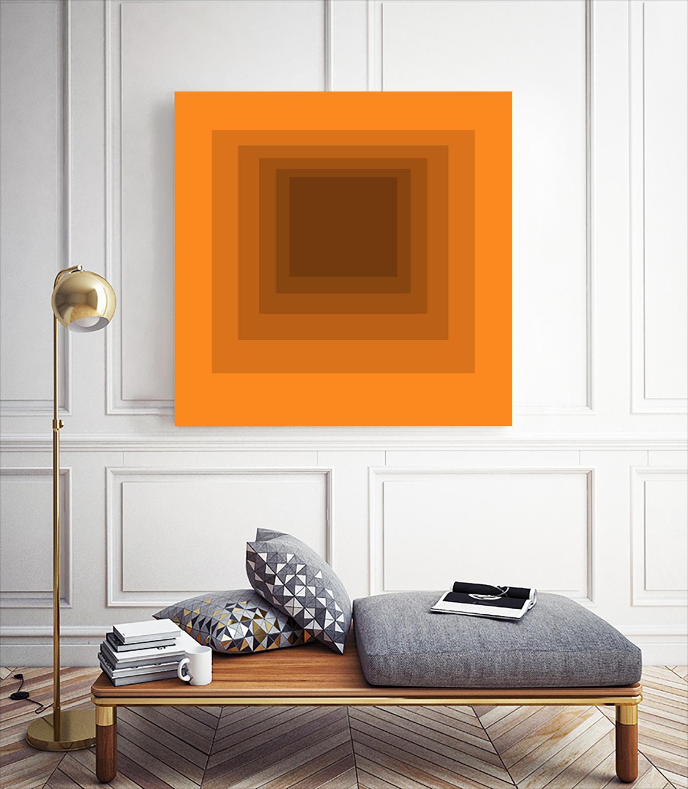 After Josef F by GI ArtLab on GIANT ART - brown abstract