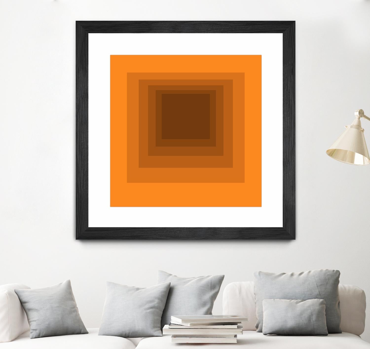 After Josef F by GI ArtLab on GIANT ART - brown abstract