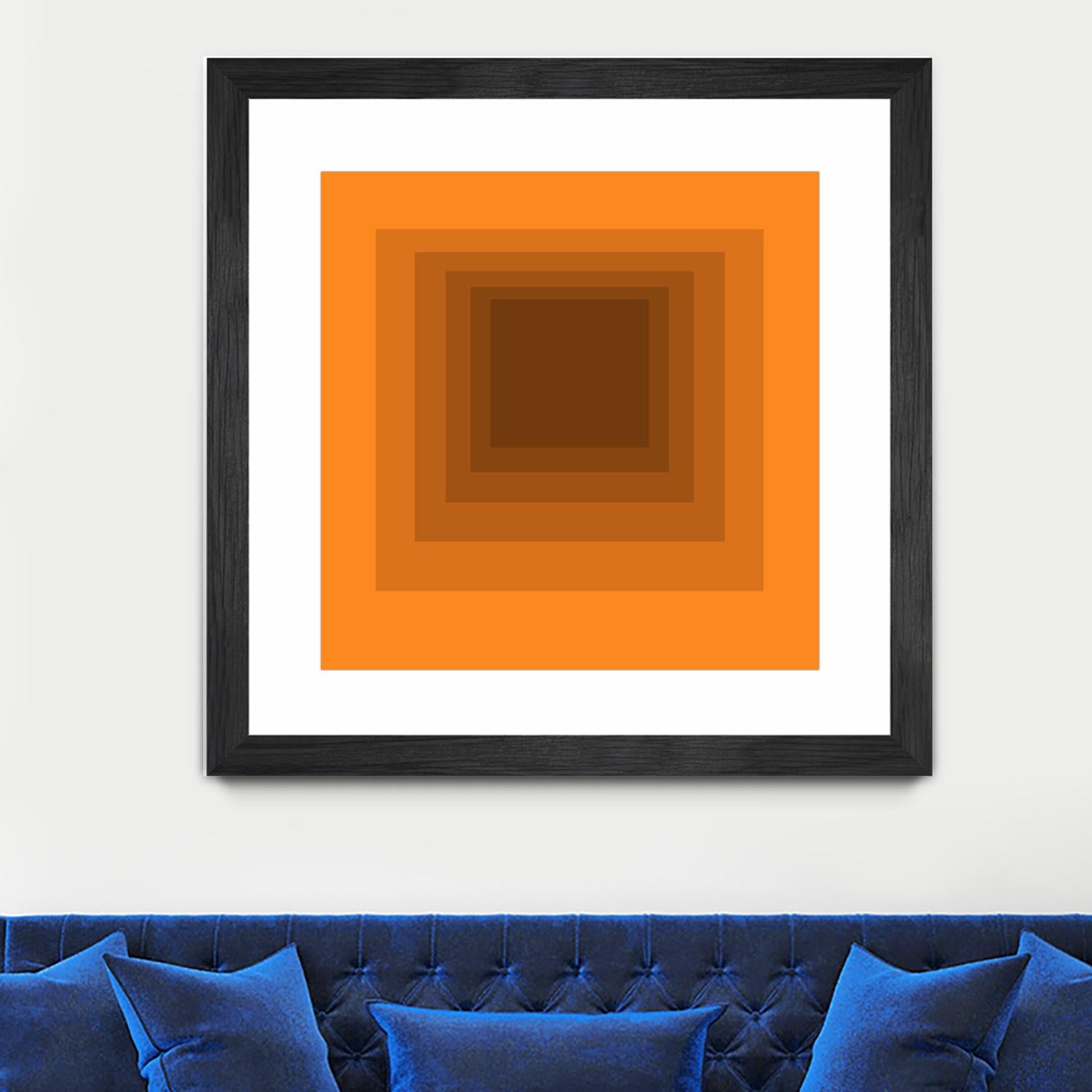 After Josef F by GI ArtLab on GIANT ART - brown abstract