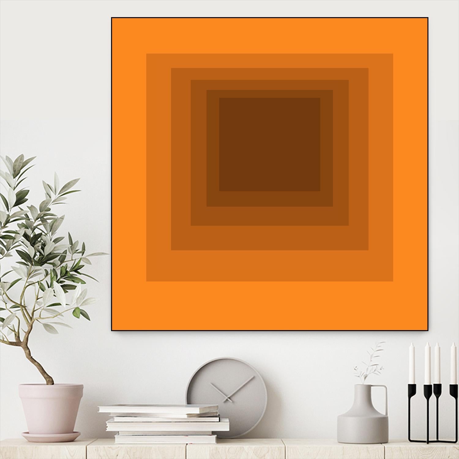 After Josef F by GI ArtLab on GIANT ART - brown abstract