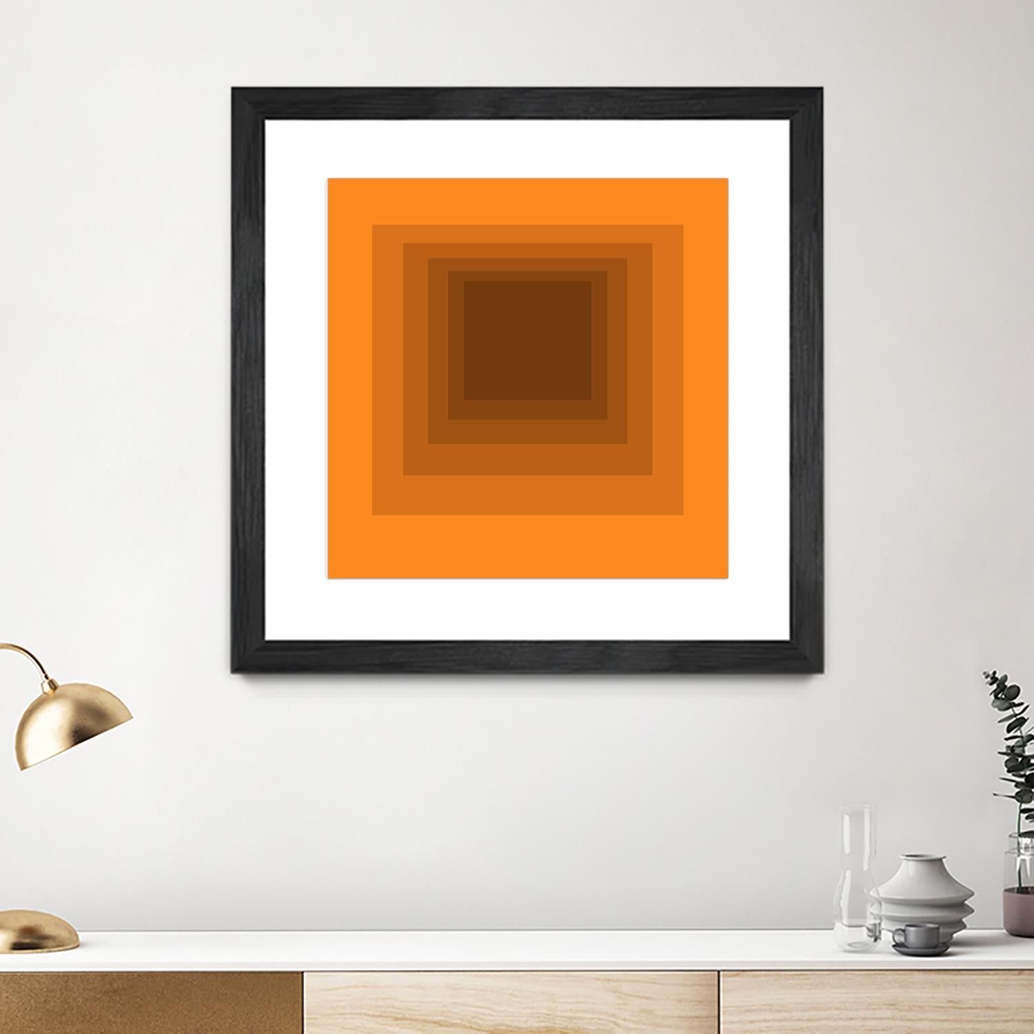 After Josef F by GI ArtLab on GIANT ART - brown abstract