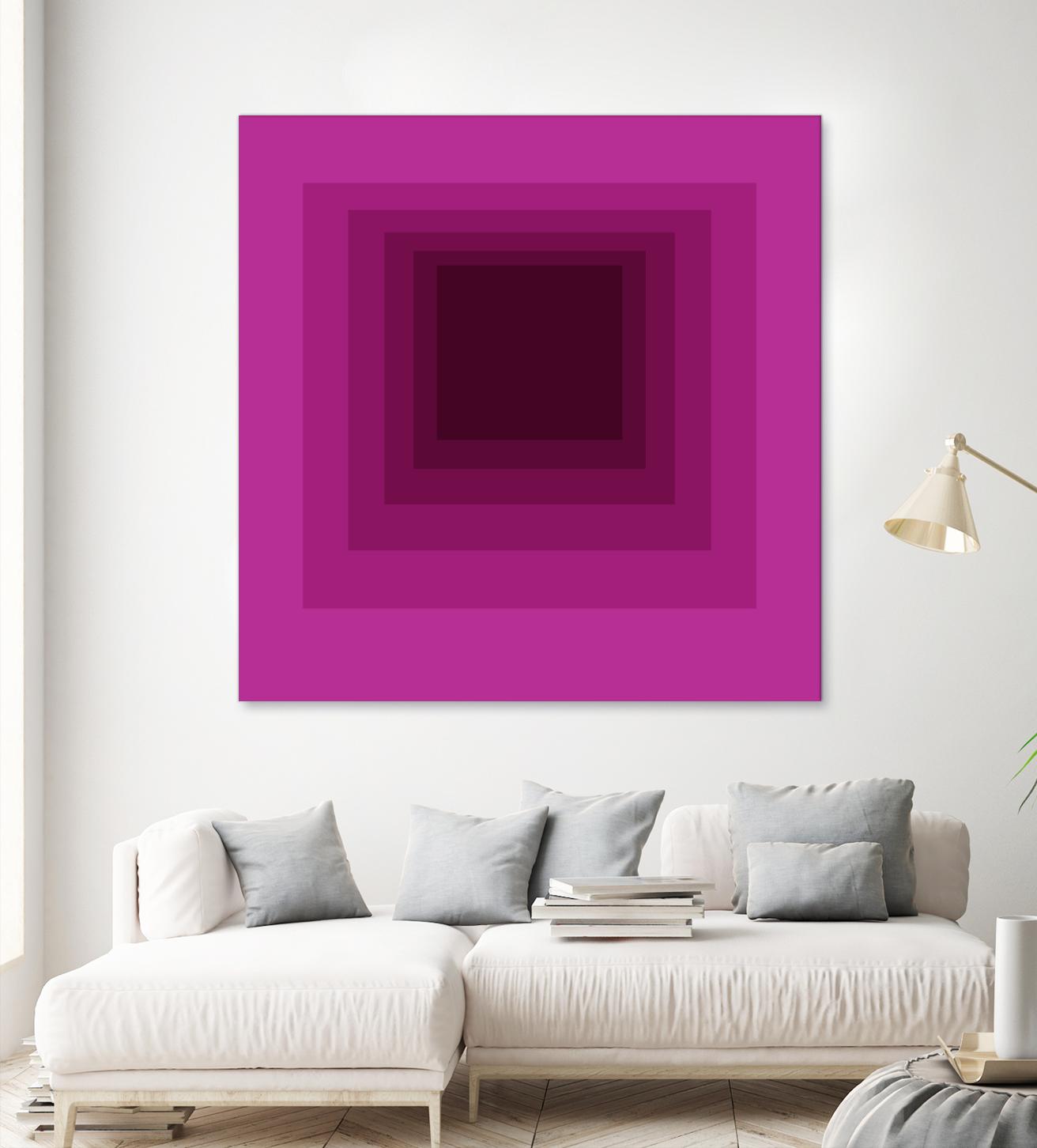 After Josef G by GI ArtLab on GIANT ART - pink abstract