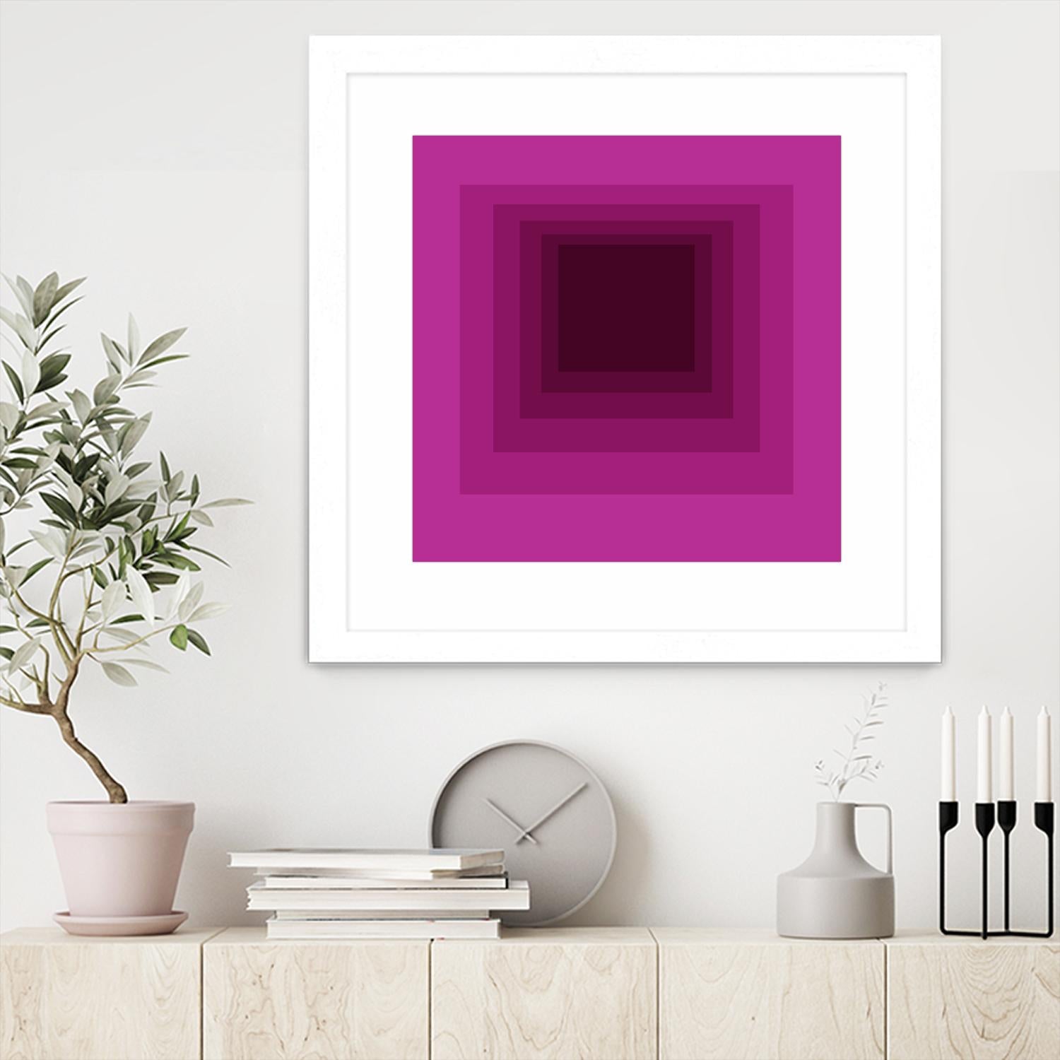After Josef G by GI ArtLab on GIANT ART - pink abstract