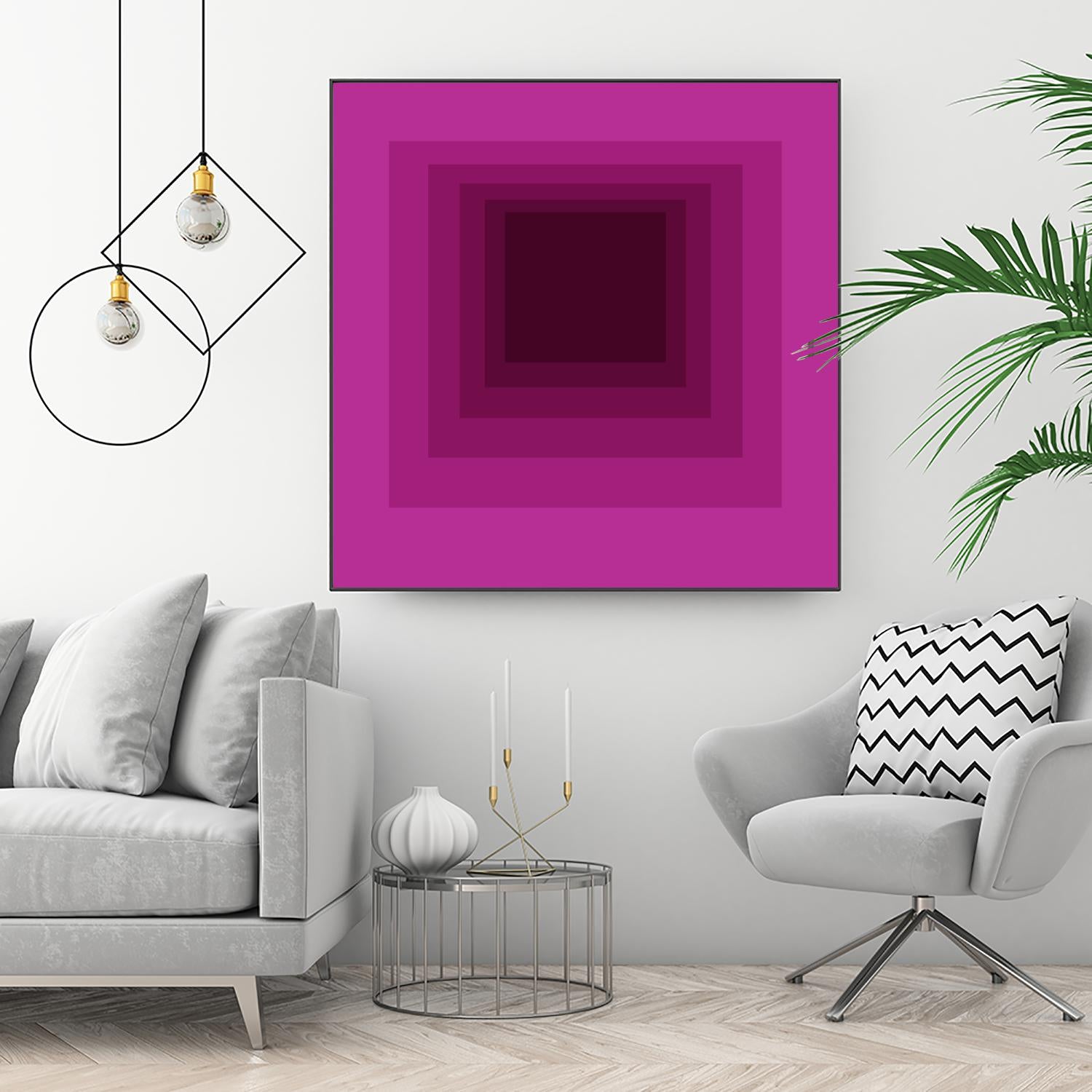 After Josef G by GI ArtLab on GIANT ART - pink abstract