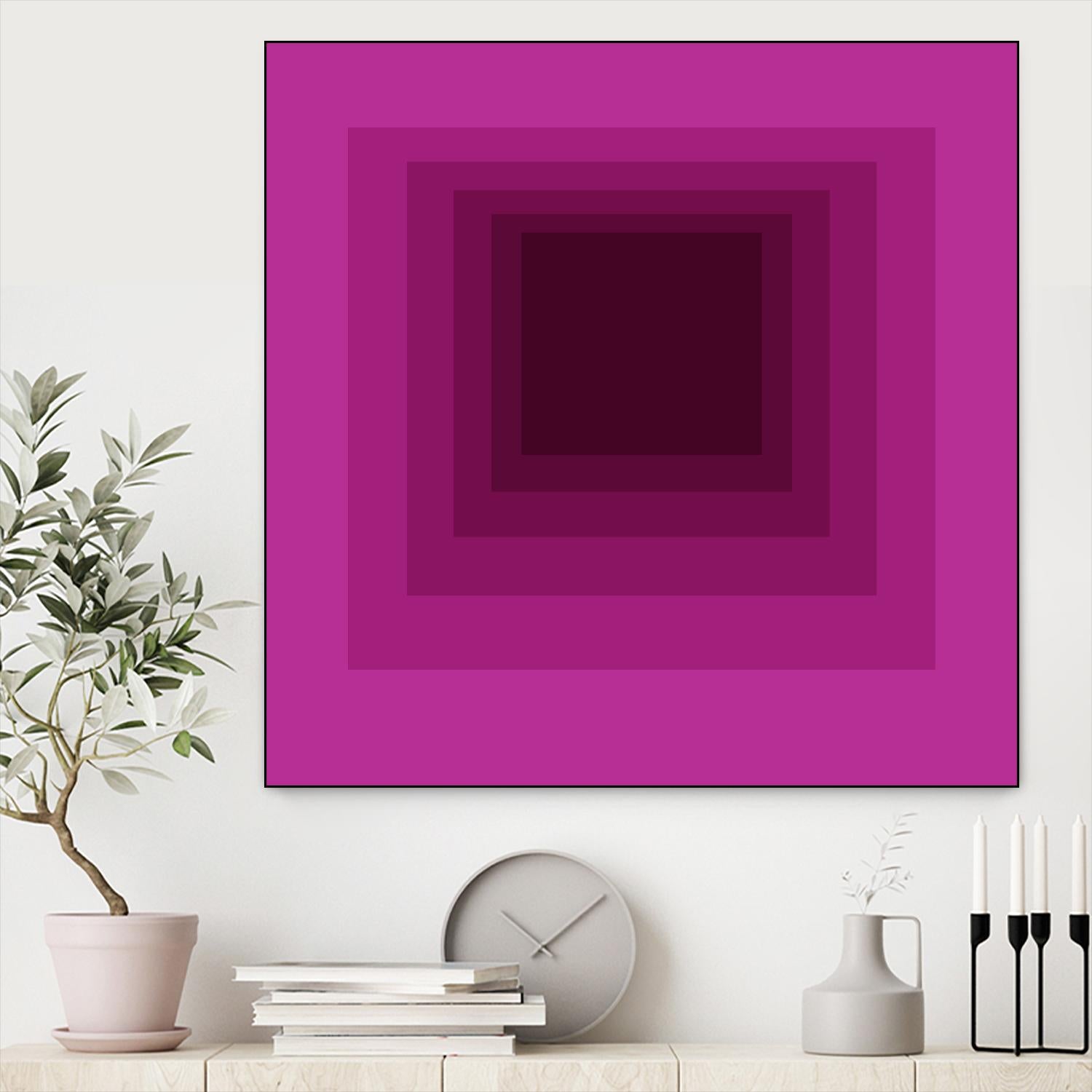After Josef G by GI ArtLab on GIANT ART - pink abstract