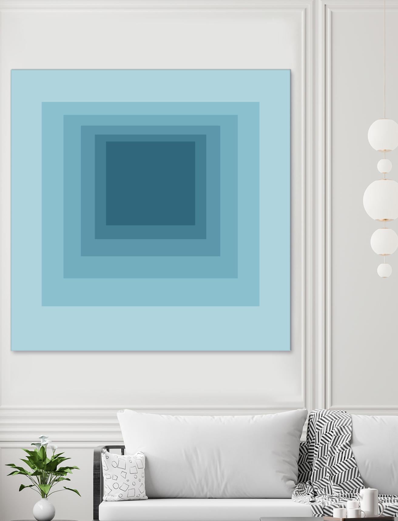 After Josef K by GI ArtLab on GIANT ART - blue abstract