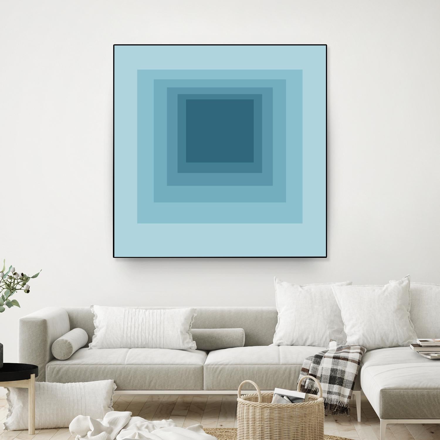 After Josef K by GI ArtLab on GIANT ART - blue abstract