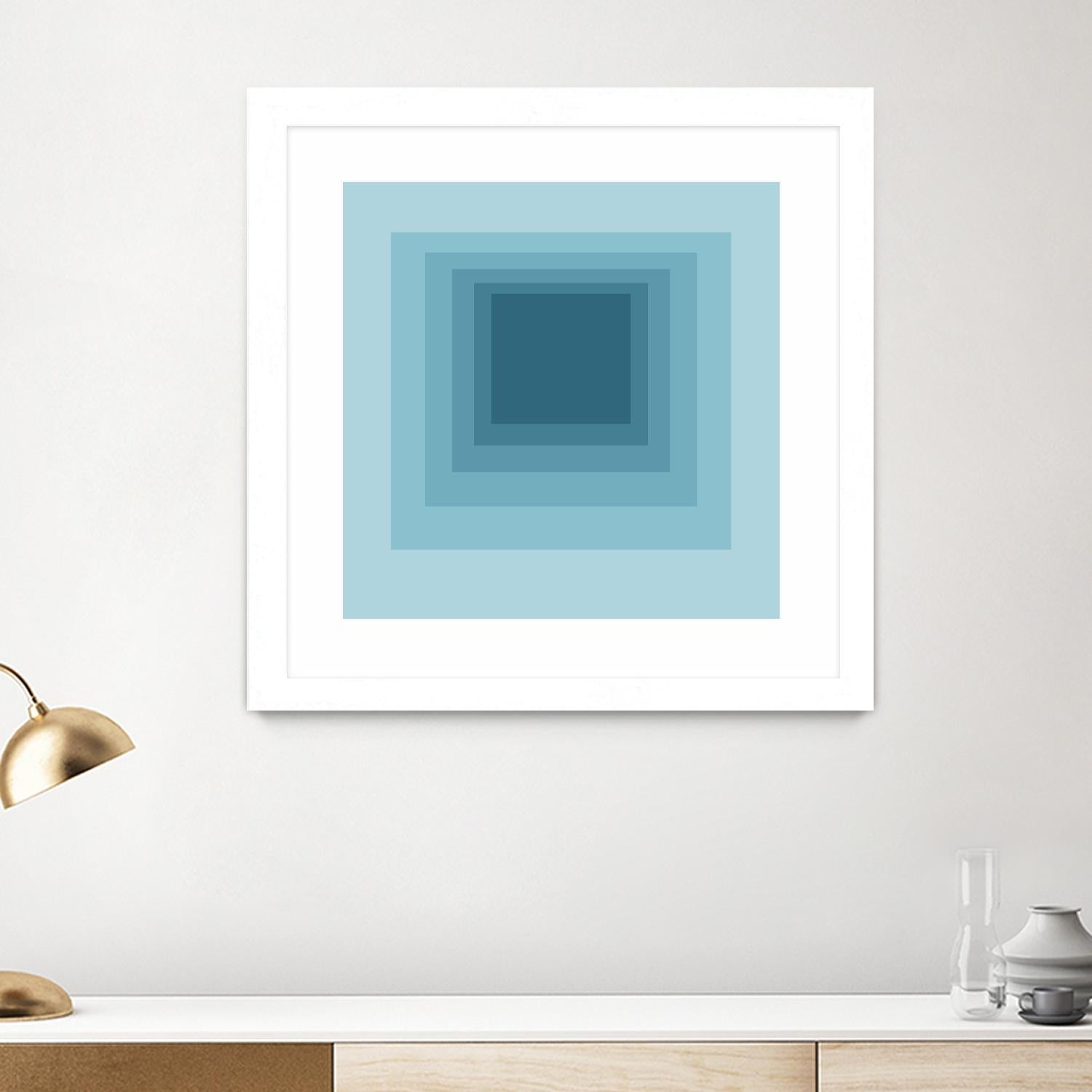 After Josef K by GI ArtLab on GIANT ART - blue abstract