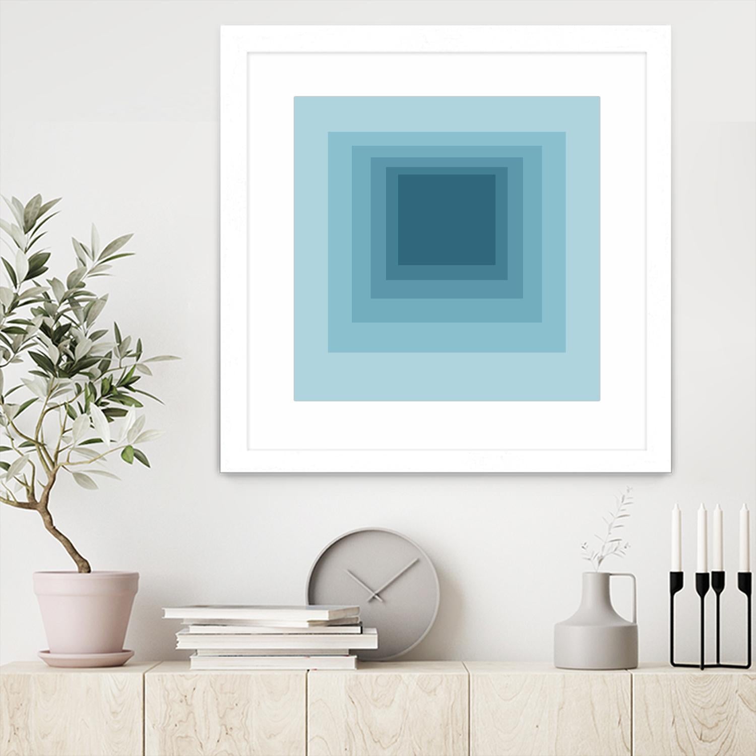 After Josef K by GI ArtLab on GIANT ART - blue abstract