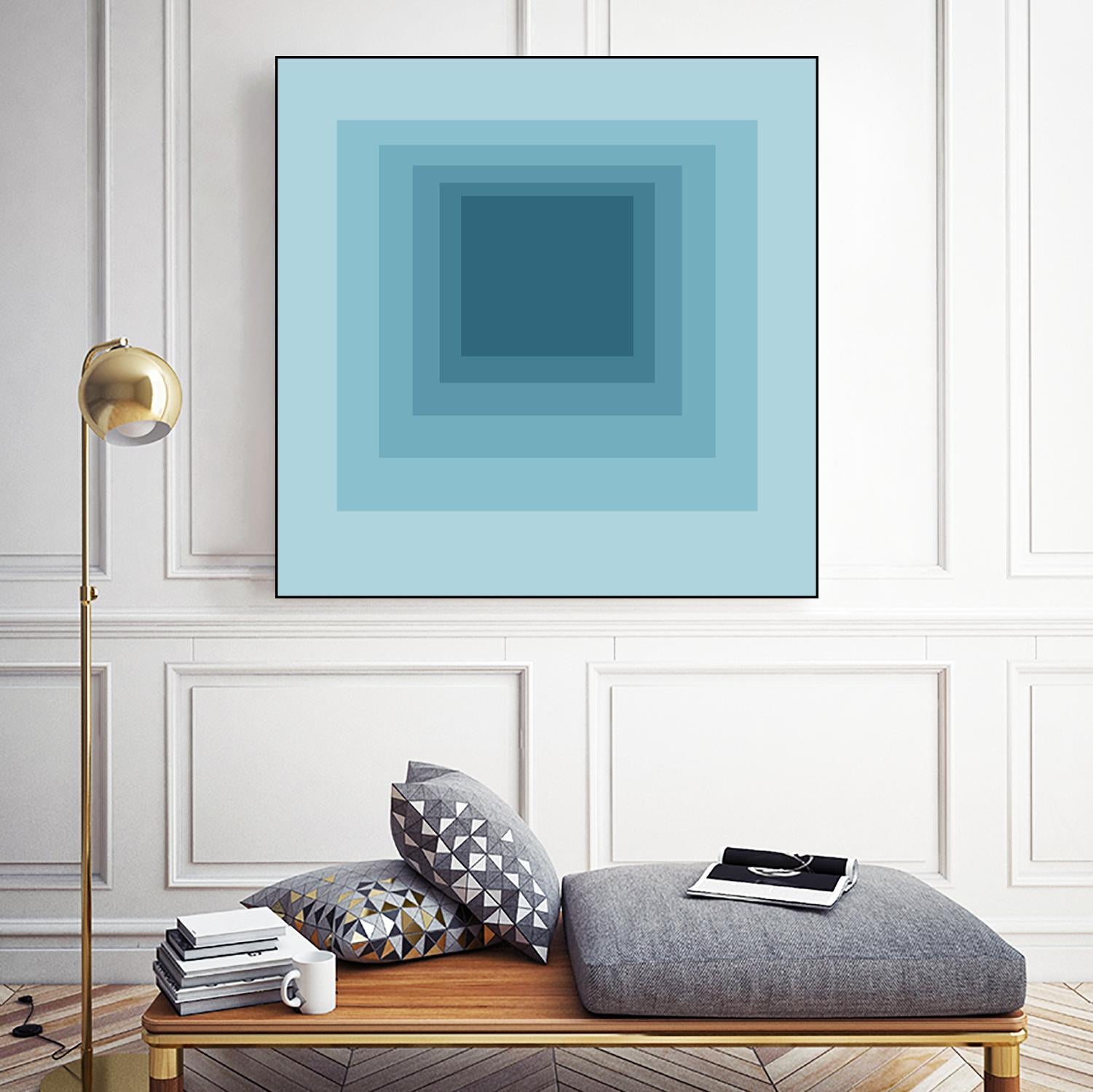 After Josef K by GI ArtLab on GIANT ART - blue abstract