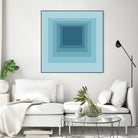 After Josef K by GI ArtLab on GIANT ART - blue abstract