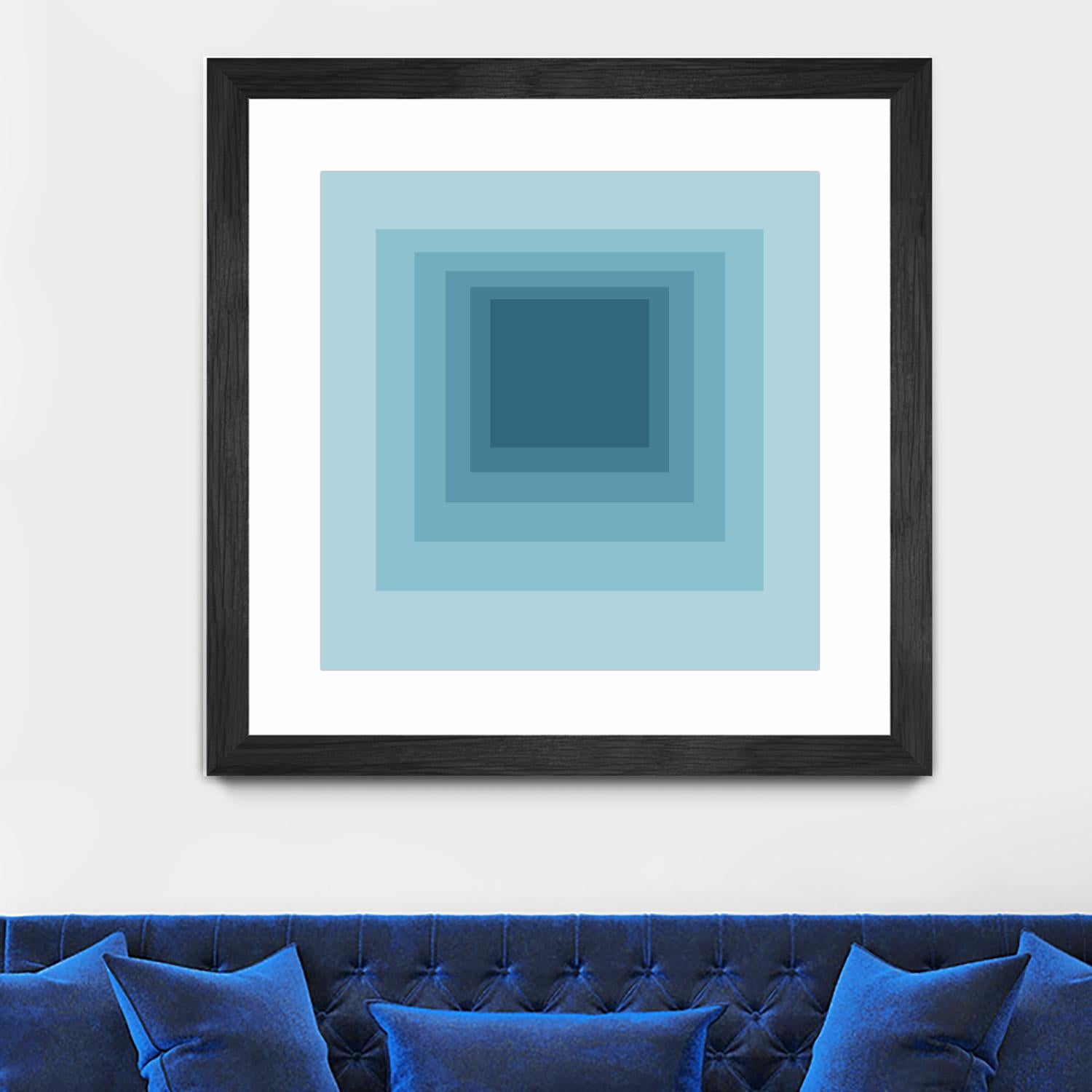 After Josef K by GI ArtLab on GIANT ART - blue abstract