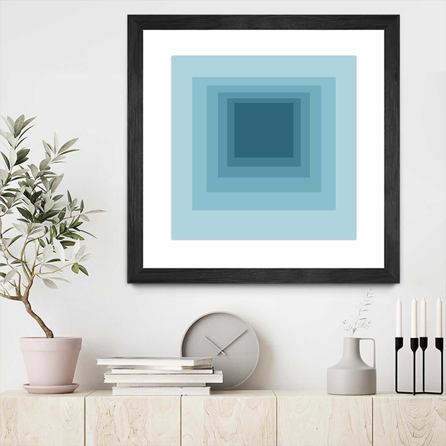 After Josef K by GI ArtLab on GIANT ART - blue abstract