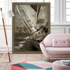 Sailing in Sepia A by GI ArtLab on GIANT ART - brown nautical