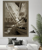 Sailing in Sepia A by GI ArtLab on GIANT ART - brown nautical