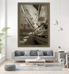 Sailing in Sepia A by GI ArtLab on GIANT ART - brown nautical